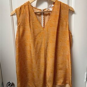 Hugo Boss Orange Checkered Blouse